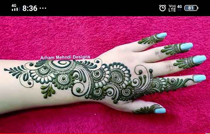 Most Beautiful Mehndi Design for... - Arham Mehndi Designs | Facebook-omiya.com.vn